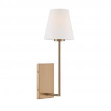  LEN-250-OP-VG - Lena 1 Light Vibrant Gold Sconce