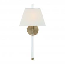  REN-261-AG - Renee 1 Light Aged Brass Sconce