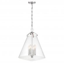  VSS-7018-PN - Voss 4 Light Polished Nickel Pendant