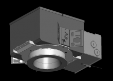  NDIC4R12L - ROUGH-IN IC RATED 4" ROUND 12W LUTRON 0-10V DIMMING DRIVER