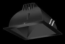  NDLED4SD-50YNHC-B-B - RECESSED DOWNLIGHTS 12 LUMENS NDLED4SD 4 INCH SQUARE UNIVERSAL DIMMING 50 DEGREE BEAM SPREAD 3500K