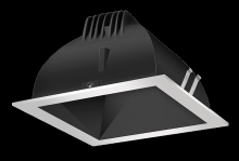  NDLED4SD-80Y-B-S - RECESSED DOWNLIGHTS 12 LUMENS NDLED4SD 4 INCH SQUARE UNIVERSAL DIMMING 80 DEGREE BEAM SPREAD 3000K