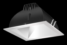  NDLED4SD-80N-M-S - RECESSED DOWNLIGHTS 12 LUMENS NDLED4SD 4 INCH SQUARE UNIVERSAL DIMMING 80 DEGREE BEAM SPREAD 4000K