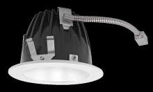  NDLED4RD-80YY-W-W - RECESSED DOWNLIGHTS 12 LUMENS NDLED4RD 4 INCH ROUND UNIVERSAL DIMMING 80 DEGREE BEAM SPREAD 2700K