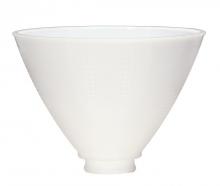  50/166 - I.E.S. Shade; Diameter 8 inch; Height 5-3/4 inch; Fitter 2-1/4 inch