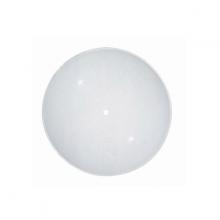  50/201 - White Deep Diffuser Shade; 15 inch Diameter; 2-1/2 inch Height; Regular Bend Glass; Sunburst Pattern