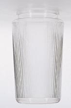  50/723 - Lexan Prismatic Cylinder; 3-1/4 inch Fitter; 7-1/4 inch Height; 3-3/4 inch Diameter