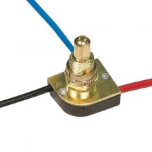  80/1128 - 3-Way Metal Push Switch; 3/8" Metal Bushing; 2 Circuit; 4 Position (L-1, L-2, L1-2, Off);