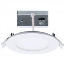  S11886 - 9 Watt LED Direct Wire Downlight with Night Light; 4 Inch; Remote Driver; CCT Selectable; Dimmable;