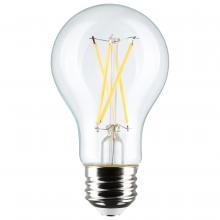  S12463 - PRICED AS (1)  BULB (8 Watt A19 LED; Clear; 3000K; Medium Base)