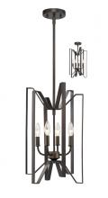  4000-4BRZ - 4 Light Chandelier