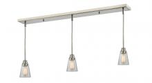  428MP-3BN - 3 Light Linear Chandelier