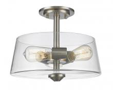  428SF3-BN - 3 Light Semi Flush Mount