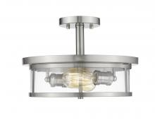  462SF14-BN - 2 Light Semi Flush Mount