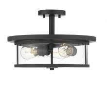  462SF16-BRZ - 3 Light Semi Flush Mount