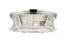  491F4-PN - 4 Light Flush Mount