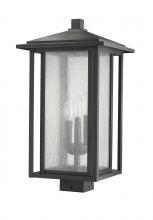  554PHXLS-BK - 3 Light Outdoor Post Mount Fixture