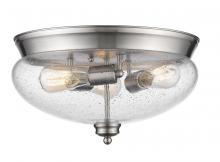  722F3-BN - 3 Light Flush Mount