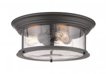  727F16-BRZ - 3 Light Flush Mount