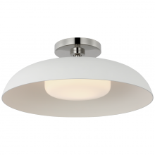  AL 4040PN/WHT-WG - Cyrus 16" Flush Mount