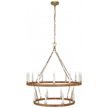 Visual Comfort & Co. Signature Collection CHC 5880AB/NRT - Darlana Large Two Tier Chandelier
