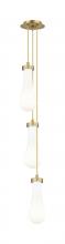 Innovations Lighting 103-451-1P-BB-G451-4GWH - Owego - 3 Light - 7 inch - Brushed Brushed Brass - Multi Pendant