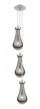  103-451-1P-SN-G451-5SM - Owego - 3 Light - 7 inch - Brushed Satin Nickel - Multi Pendant