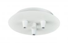  103-W - 3 Light Round Multi Port Canopy