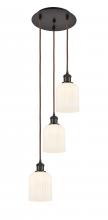  113B-3P-OB-G559-5GWH - Bridal Veil - 3 Light - 12 inch - Oil Rubbed Bronze - Cord Hung - Multi Pendant