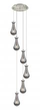  116-451-1P-SN-G451-5SM - Owego - 6 Light - 16 inch - Brushed Satin Nickel - Multi Pendant