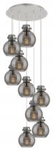  119-410-1PS-PN-G410-8SM - Newton Sphere - 9 Light - 22 inch - Polished Nickel - Cord hung - Multi Pendant