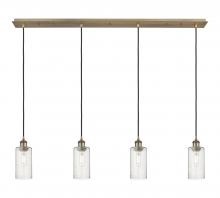  124B-4P-BB-G434-7SDY - Crown Point - 4 Light - 49 inch - Brushed Brass - Linear Pendant