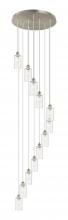  126B-12P-SN-G434-7CL - Crown Point - 12 Light - 24 inch - Brushed Satin Nickel - Multi Pendant