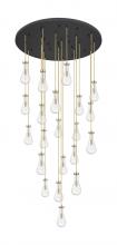 Innovations Lighting 148BK-451-1P-CB-G451-5CL - Owego - 21 Light - 48 inch - Brushed Champagne Bronze - Multi Pendant