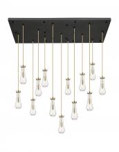 Innovations Lighting 154BK-451-1P-CB-G451-4SDY - Owego - 13 Light - 54 inch - Brushed Champagne Bronze - Multi Pendant