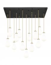 Innovations Lighting 154BK-451-1P-CB-G451-7GWH - Owego - 13 Light - 54 inch - Brushed Champagne Bronze - Multi Pendant