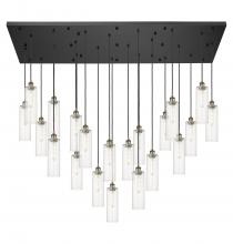 Innovations Lighting 172BK-B-21P-BB-G434-12CL - Crown Point - 21 Light - 71 inch - Brushed Brass - Multi Pendant