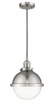  201C-SN-HFS-82-SN-LED - Hampden - 1 Light - 9 inch - Brushed Satin Nickel - Cord hung - Mini Pendant