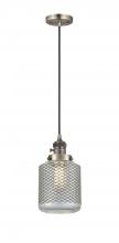  201CSW-AB-G262 - Stanton - 1 Light - 6 inch - Antique Brass - Cord hung - Mini Pendant