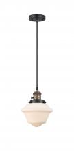 Innovations Lighting 201CSW-BAB-G531-LED - Oxford - 1 Light - 7 inch - Black Antique Brass - Cord hung - Mini Pendant