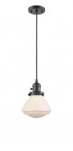  201CSW-OB-G321-LED - Olean - 1 Light - 7 inch - Oil Rubbed Bronze - Cord hung - Mini Pendant