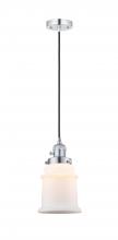  201CSW-PC-G181 - Canton - 1 Light - 6 inch - Polished Chrome - Cord hung - Mini Pendant