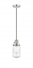  201CSW-PN-G314-LED - Dover - 1 Light - 5 inch - Polished Nickel - Cord hung - Mini Pendant