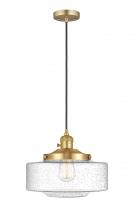  201CSW-SG-G694-12 - Bridgeton - 1 Light - 16 inch - Satin Gold - Cord hung - Mini Pendant