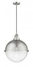  201CSW-SN-HFS-124-SN-LED - Hampden - 1 Light - 13 inch - Brushed Satin Nickel - Cord hung - Pendant