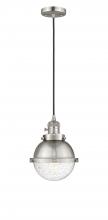  201CSW-SN-HFS-64-SN-LED - Hampden - 1 Light - 7 inch - Brushed Satin Nickel - Cord hung - Mini Pendant