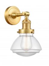  203-SG-G322-LED - Olean - 1 Light - 7 inch - Satin Gold - Sconce