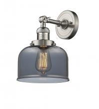  203-SN-G73 - Bell - 1 Light - 8 inch - Brushed Satin Nickel - Sconce