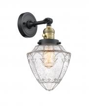  203SW-BAB-G664-7 - Bullet - 1 Light - 7 inch - Black Antique Brass - Sconce