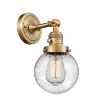  203SW-BB-G204-6-LED - Beacon - 1 Light - 6 inch - Brushed Brass - Sconce